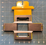 Slim line 1 clamp with 2 windows
